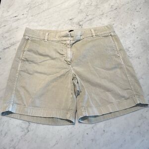 JCREW Women's Cotton Shorts in Light Green Size 8